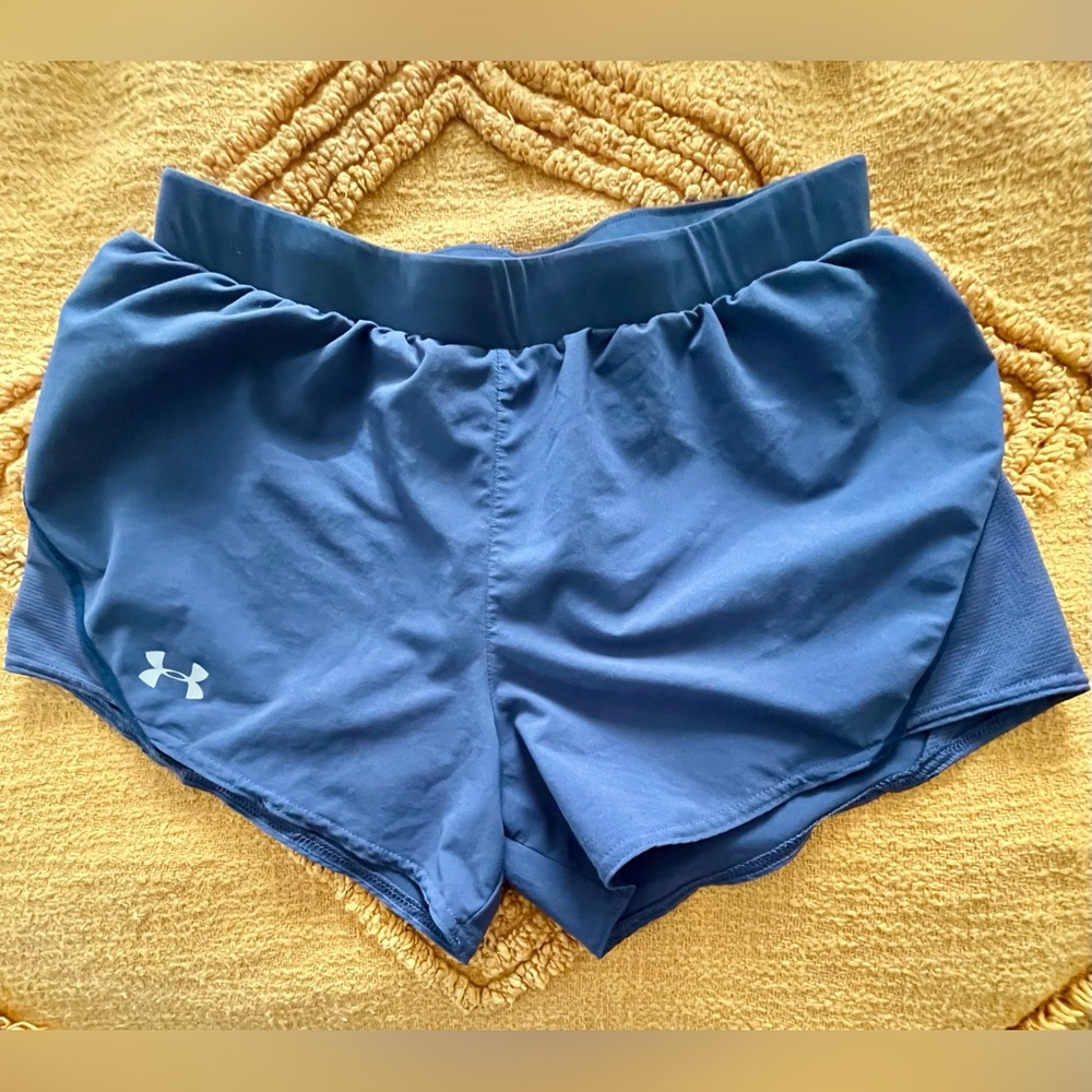 Under Armour Mileage HeatGear Loose athletic Running Shorts Womens Medium